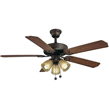Hampton Bay Heirloom 52 In Indoor Outdoor White Ceiling Fan From Hampton Bay Brookhurst 52 In Indoor Brushed Nickel Ceiling Fan