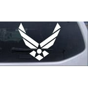 US Air Force Car or Truck Window Decal Sticker 6in X 6.7in Your Choice of Colors