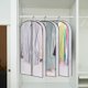 thumbnail image 4 of Bolsa para ropa para almacenamiento en armario y viaje | Funda para traje plegable de tela no tejida con ventana transparente | Protector transpirable para ropa colgada como trajes, vestidos, 4 of 6