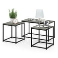 thumbnail image 4 of Pemberly Row Engineered Wood Living Room Table Set in French Oak Gray, 4 of 6