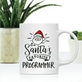 thumbnail image 2 of Koyal Wholesale Santa Claus Ceramic Coffee Mug, Santa's Favorite Programmer, 2 of 5
