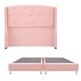 thumbnail image 1 of Box Base Cama King Size + Cabecera Zefyr Rosa Dicasa  Zefyr Pink, 1 of 8