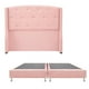 thumbnail image 1 of Box Base Cama King Size + Cabecera Zefyr Rosa, 1 of 7