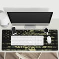 thumbnail image 5 of Camo Camouflage American Flag Veteran Gaming Keyboard Mouse Pad Mousepad Huge Extended XL Stitched Edge Rubber Sole for Home Office(31.5"X 11.8"), 5 of 6