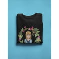thumbnail image 3 of Anime Manga Girl Flower Frame Sweatshirt Women -Image by Shutterstock, Female 5X-Large, 3 of 4
