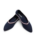 thumbnail image 4 of DREAM PAIRS Women's Ballet Dressy Flats Comfortable Pointed Toe Knit Flat Shoes Slip On Foldable Soft Casual Work Office Flats, 4 of 5