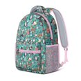 thumbnail image 2 of Pitbull Dog and Flower Floral Backpack for School,Cute School Bag,Schoolbag with Adjustable Shoulder Straps & Padded Back,15.3"x11"x6.7", 2 of 6