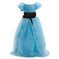 thumbnail image 1 of Vestido de Chicas Largo Cinturón Bowknot de Tul Fiesta Baile Graduación Navidad Cosplay Sunnimix Vestido de princesa con cinturón, 1 of 8