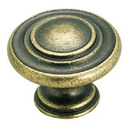 Amerock Brass Knob - Amerock 3-Ring 1-3/8