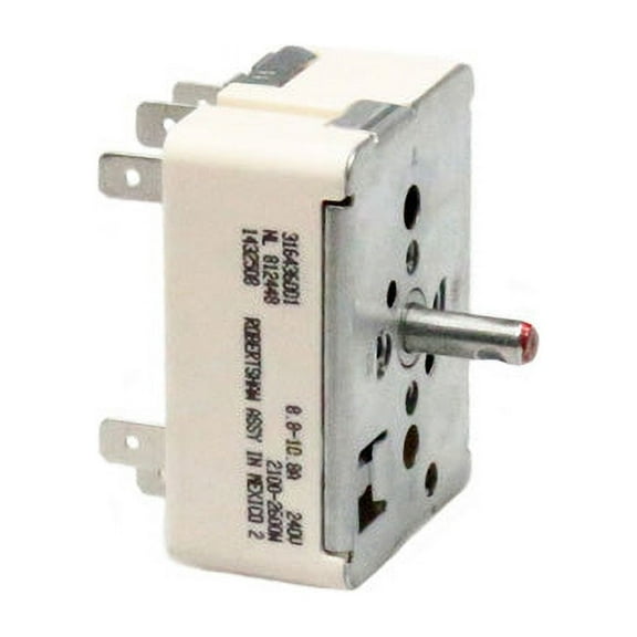 316436001 SWITCH, INFINITE 8" - EXACT FIT FOR 316436001 FRIGIDAIRE - REPLACEMENT PART BY AFTERMARKET APPLIANCE