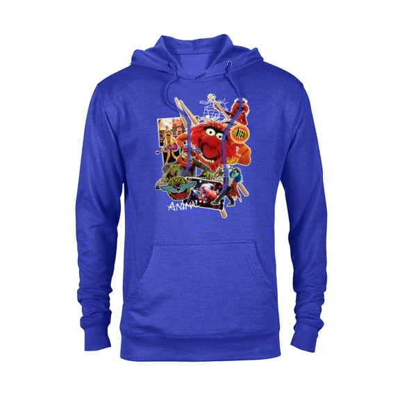 Disney Muppets Animal Dr. Teeth and the Electric Mayhem - Pullover Hoodie for Adults- Customized-Royal Heather