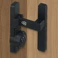 Luminous Door Latch 90 Degrees Sliding Door Lock FreePunch Interior