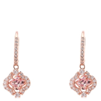 Swarovski Lifelong Heart Crystal Drop Earrings, Sparkly White