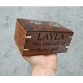 thumbnail image 7 of Rosewood Pet Urn For Dog Ashes - Personalized Wooden Urn For Ashes - Memorial Keepsake Funeral Cremation Urn Box -  7.5 X 5.5 X 3.5 - 100Lbs Or 45Kg, 7 of 7