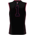 thumbnail image 3 of Unisex GameDay Greats #1 Black Pennsylvania Quakers Lightweight Basketball Jersey, 3 of 4