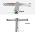 thumbnail image 3 of Professional Drum Key, Practical Drum Key Tuner for Acoustic and Electronic Drums, Continuous Standard Drum Tuning Tool, 3 of 4