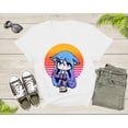 thumbnail image 4 of Beautiful Japanese Anime Girl Student Manga Holds Pencil T-shirt Anime Shirt For Men Women Kids Boys Girls Teen Anime Girl Gift Tshirt, 4 of 8