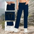 thumbnail image 5 of BXINGOHAI Women's Cargo Joggers Trendy Travel Hiking Pants with Zippered Pockets for All Season Navy 2XL, 5 of 8
