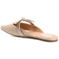 thumbnail image 3 of Journee Womens Missie Slip On Square Toe Mules Flats, 3 of 10