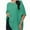 Green, variant on Women's Oversized Short Sleeve Crewneck T-Shirt - Casual Basic Tee, Summer Comfort Top, Relaxed Fit Shirt
