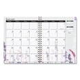 thumbnail image 2 of Recycled Wild Flower Weekly/Monthly Planner, Wild Flowers Artwork, 9 x 7, Gray/White/Purple Cover, 12-Month (Jan-Dec): 2024 | Bundle of 2 Each, 2 of 10
