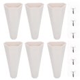 thumbnail image 3 of 6Pcs Wall Hanging Flowerpot Hydroponics Flower Container Creative Gardening Pot, 3 of 9