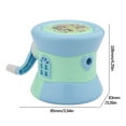 thumbnail image 2 of Nilvkv Pencil Sharpener Manual Rattle Shape Portable for Study and Office Use, 2 of 6