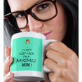 thumbnail image 2 of 3drose, I Cant Keep Calm Im a Baseball Mom. Turquois. Saying., 11oz Magic Transforming Mug, 2 of 7
