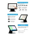 thumbnail image 3 of A Complete Set Of Cash Register Equipment, Thermal Printer Scanner Cash Drawer Touch Cash Register 15.1 Inch Built-in WIFI ,Easy to Use, 3 of 6