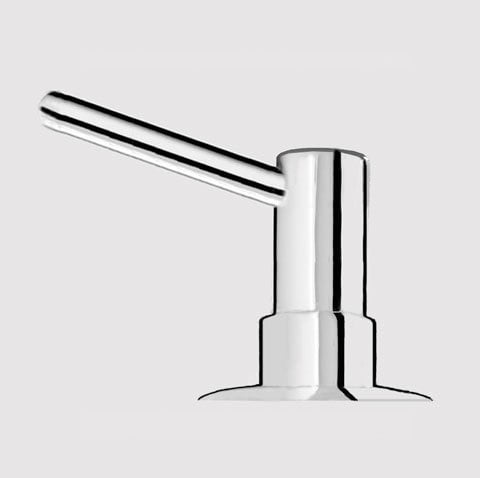 KWC Z.504.937.000 Polished Chrome Refillable Soap and Lotion Dispenser