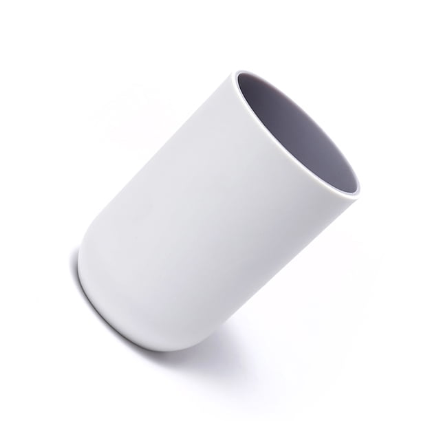 Taza para cepillos de dientes Yuarrent Organizador de almacenamiento 350ml Gris claro