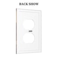 thumbnail image 2 of Western Texas Star Rustic Vintage Duplex Wall Plate 1 Gang Decorative Electrical Outlet Light Switch Cover Switchplate, 2 of 5