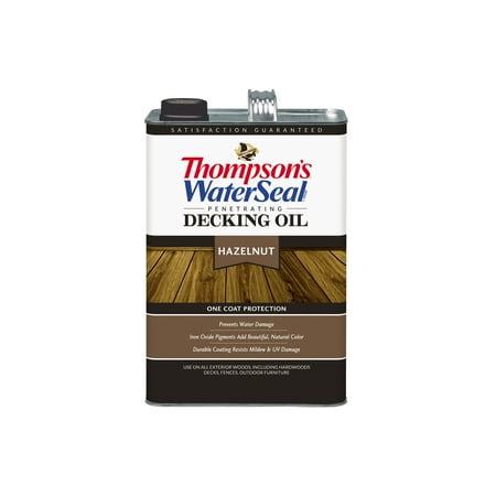 Thompson's® WaterSeal® Penetrating Decking Oil, Hazelnut, (Best Deck Stain Sealer For Pressure Treated Wood)