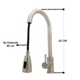 thumbnail image 3 of Llave Monomando Fregadero O Tarja Cocina Alfa Acero Inoxidable 304 Satinado 2 Funciones, 3 of 3