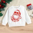 thumbnail image 4 of Mercatoo Kids Christmas Sweatshirt Little Girls Boys Santa Prints Shirts Winter Cute Xmas Casual Pullover Tops for 1 to 4 Years, 4 of 7