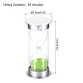 thumbnail image 2 of Uxcell 60 Minute Sand Timer, Sandy Clock, Count Down Sand Glass, Green Sands, 2 of 5