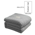 thumbnail image 3 of Summer Lightweight Cotton Throw Blanket,Soft Summer Throw Blanket,Cooling Cotton Plaid Queen Size Blanket Of Derived From Bamboo for Hot Sleepers,Luxury Throw Blanket for Bed,Couch and Sofa, 3 of 6