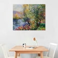 thumbnail image 2 of Acheng Claude Monet Canvas Wall Art - Garden Of Montgeron In Giverny Print - Impressionism Garden Painting - Natural Landscape Wall Decor for Bedroom Dathroom  16x12in, 2 of 6