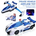 thumbnail image 6 of PENGXIANG 2-In-1 Kids Transformable Police Car Airplane Toy, Auto-Sensing Not To Hit The Wall, Children'S Toy Car With Music And Lights For Toddlers Over 3 Years Old, 6 of 7