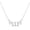 B, variant on Butterfly Number Necklace Silver