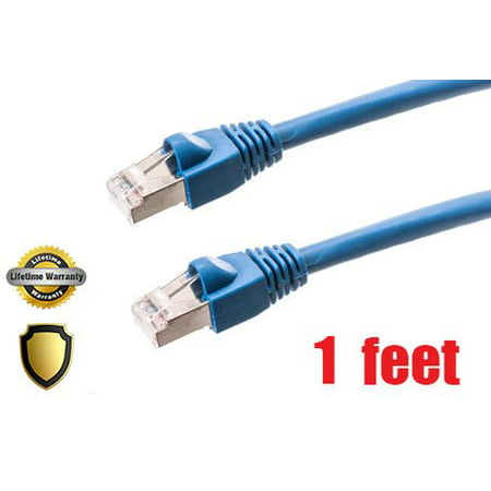 iMBAPrice Shielded (STP) Cat6A Ethernet Cable (1 Ft,
