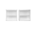 thumbnail image 4 of Manhattan Comfort Fortress Metal Floating Garage Cabinets in White (Set of 2), 4 of 7