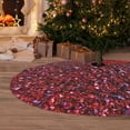 thumbnail image 6 of Pofeuu Red Glitter Print Christmas Tree Skirt, Merry Christmas Skirt Xmas Tree Ornaments for Xmas Holiday Party Decorations-30", 6 of 7