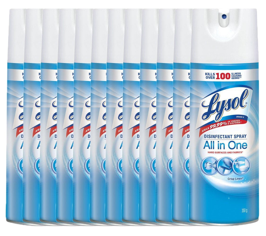 Lysol Disinfectant Spray, Crisp Linen, 350g, Disinfect and Eliminate