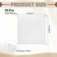 thumbnail image 2 of 50 Pcs Cushion Foam Pouches, 5" x 3" Cushioning Packing Supplies Cushioning Foam Padding Sheets, 2 of 7
