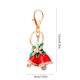thumbnail image 3 of Llavero navideño de metal con colgante de Papá Noel y etiqueta pequeña. Accesorios navideños., 3 of 5