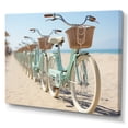 thumbnail image 2 of Designart "Bicycle Calm Pedaling By The Beach I" Transportation Canvas Art Print, 2 of 5