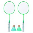 thumbnail image 1 of 1 Pair Badminton Racket Set, Children Badminton Racket, Iron Alloy+Nylon With 2 Balls Fluorescent Yellow//Green/Orange For Kids Boys Girls Toy Fluorescent Green, 1 of 8