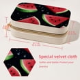 thumbnail image 5 of Watermelon Velvet Portable Jewelry Organizer Box with Removable Compartment - Gift and Jewelry Display, 5 of 7