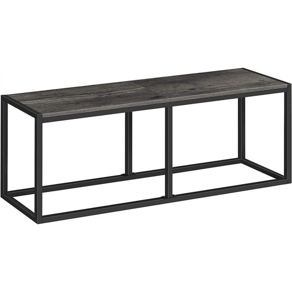 Dining Bench, 47.2 Inch Industrial Style Kitchen Table Bench, Steel Frame, Easy to Assemble, for Kitchen, Dining Room